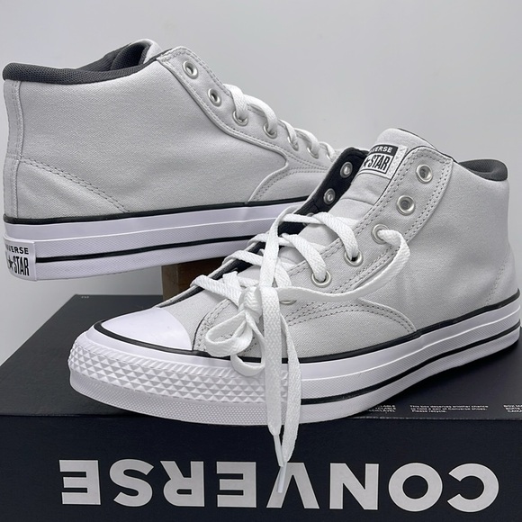 Converse Men’s CTAS MALDEN STREET MID
BARELY GREY/DARK MATTERWHITE A08612F Snkrs - Picture 2 of 16